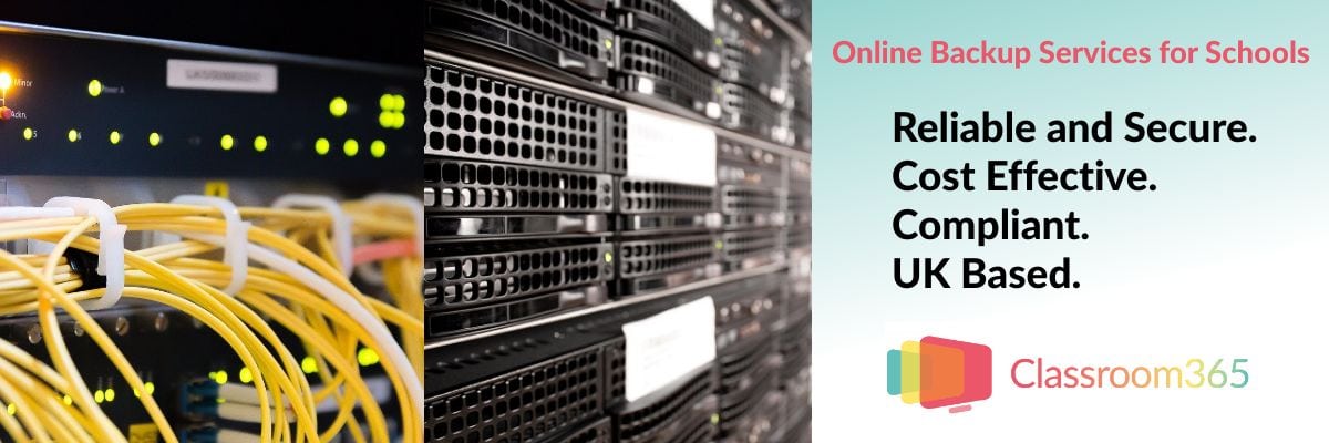 Online backup service for schools and data backup solutions