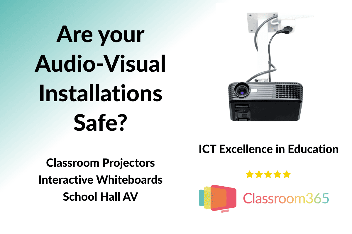 installing a school projector safely